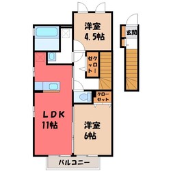 セジュールエクセルの物件間取画像